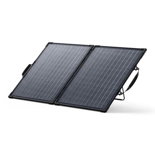 Anker SOLIX PS100, 100W Bifacial Portable Solar Panel, Foldable | Dual-Sided Power Generation, Foldable Solar Charger, Under 3kg, 25%+ Conversion