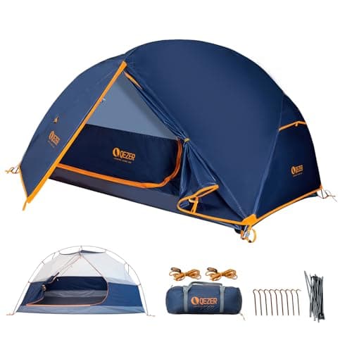 Camping Tent, Ultralight Dome Tent, Waterproof and Windproof, Suitable for Three/Four Seasons, Compact Size, Ideal for Hiking, Camping and Outdoor