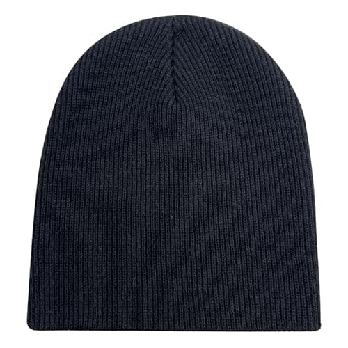 Outdoor Shaping Unisex Knit Beanie Hat - Warm Durable Soft Skull Cap for Men & Women– One Size Fits Most-Black