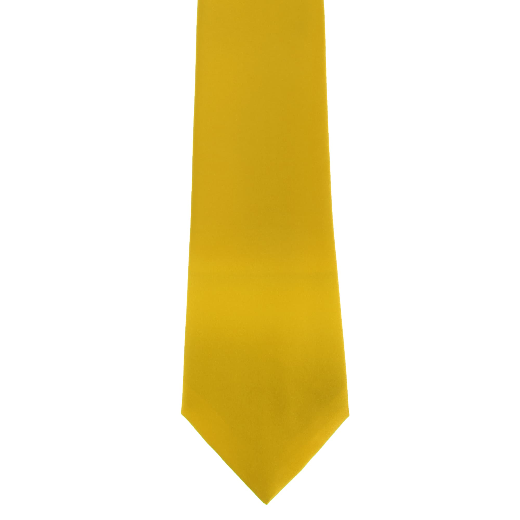 Premier Mens Plain Satin Tie (narrow Blade) (pack of 2) (lemon) - Yellow - One Size | Premier Sale | Discount Designer Brands