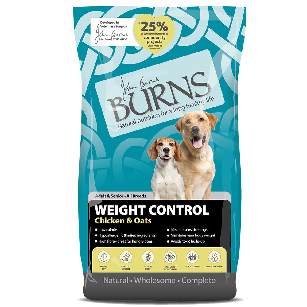 Burns Weight Control Adult/Senior Chicken & Oats - 12kg