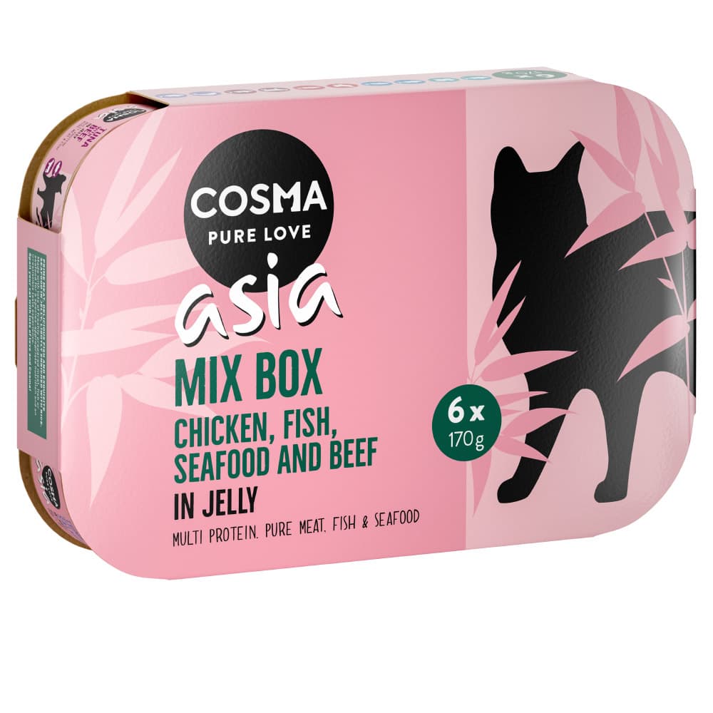Cosma Asia in Jelly Saver Pack 24 x 170g - Mix 2 (5 Varieties)