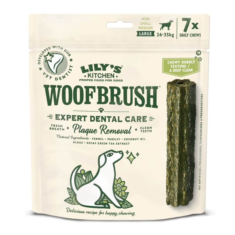 Lily's Kitchen Woofbrush Dental Chew - Large - 7 Chews
