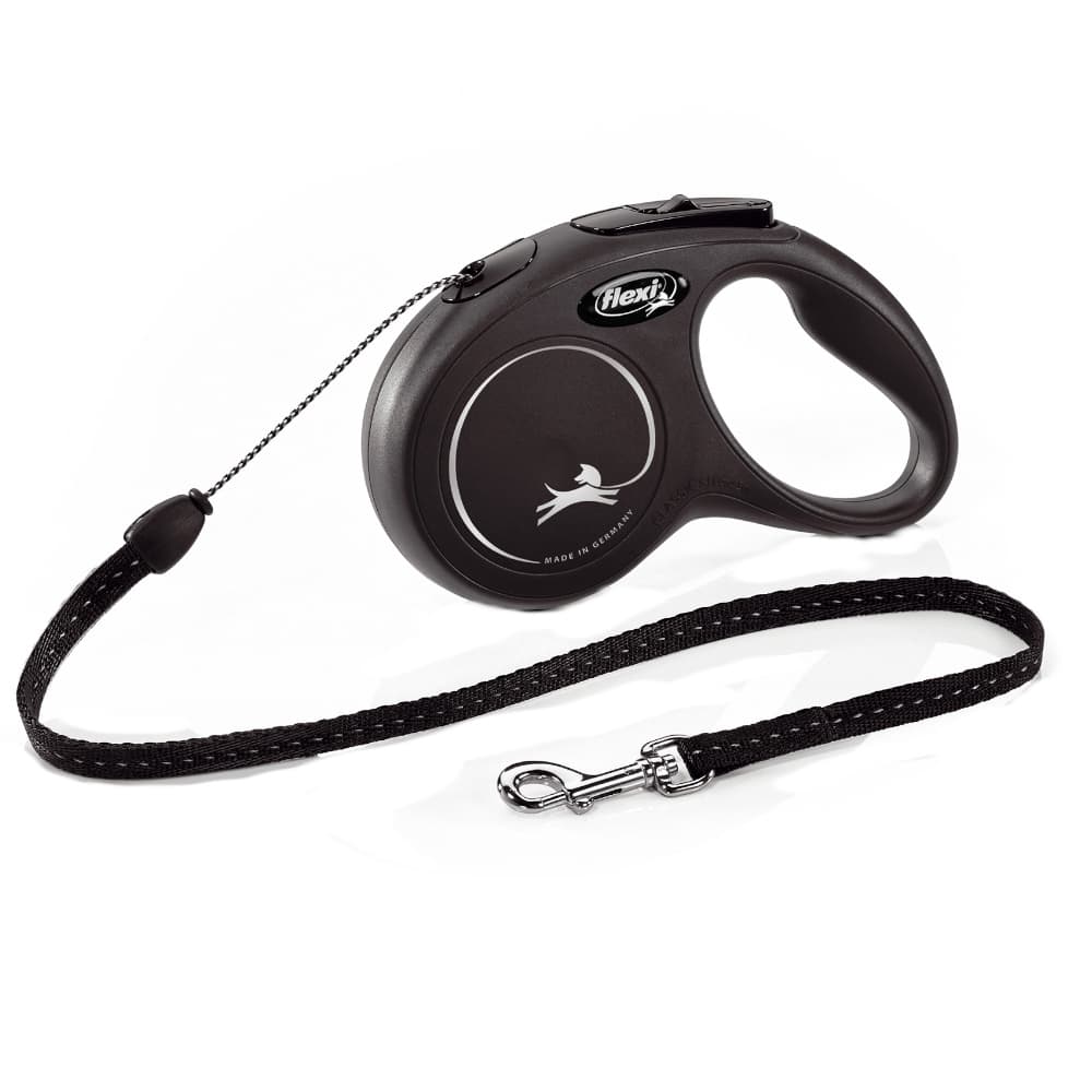 flexi New Classic rope line S black, 5 m - flexi New Classic rope line S black, 5 m