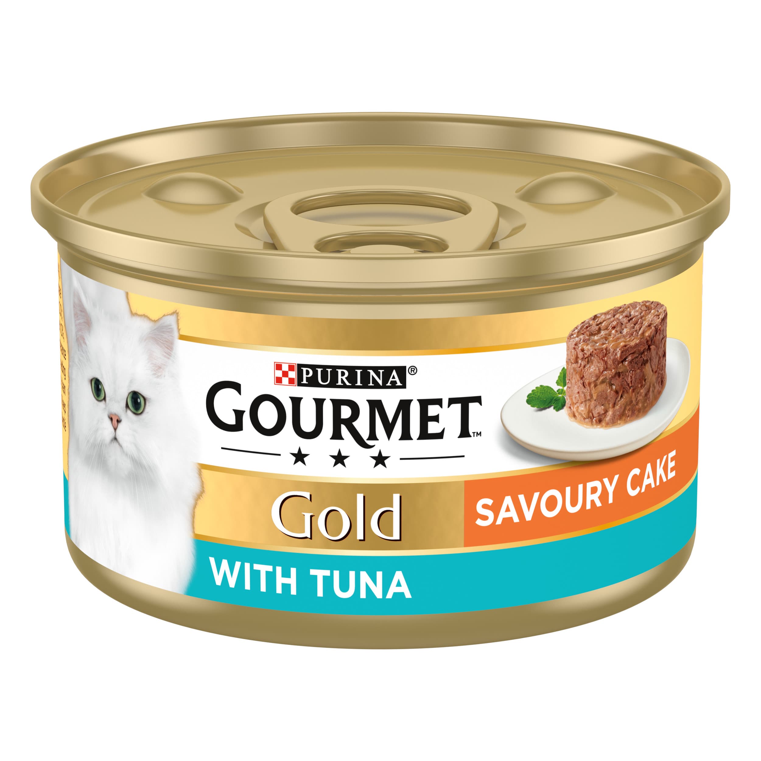 12x85g Tuna Savoury Cake Gourmet Gold Wet Cat Food