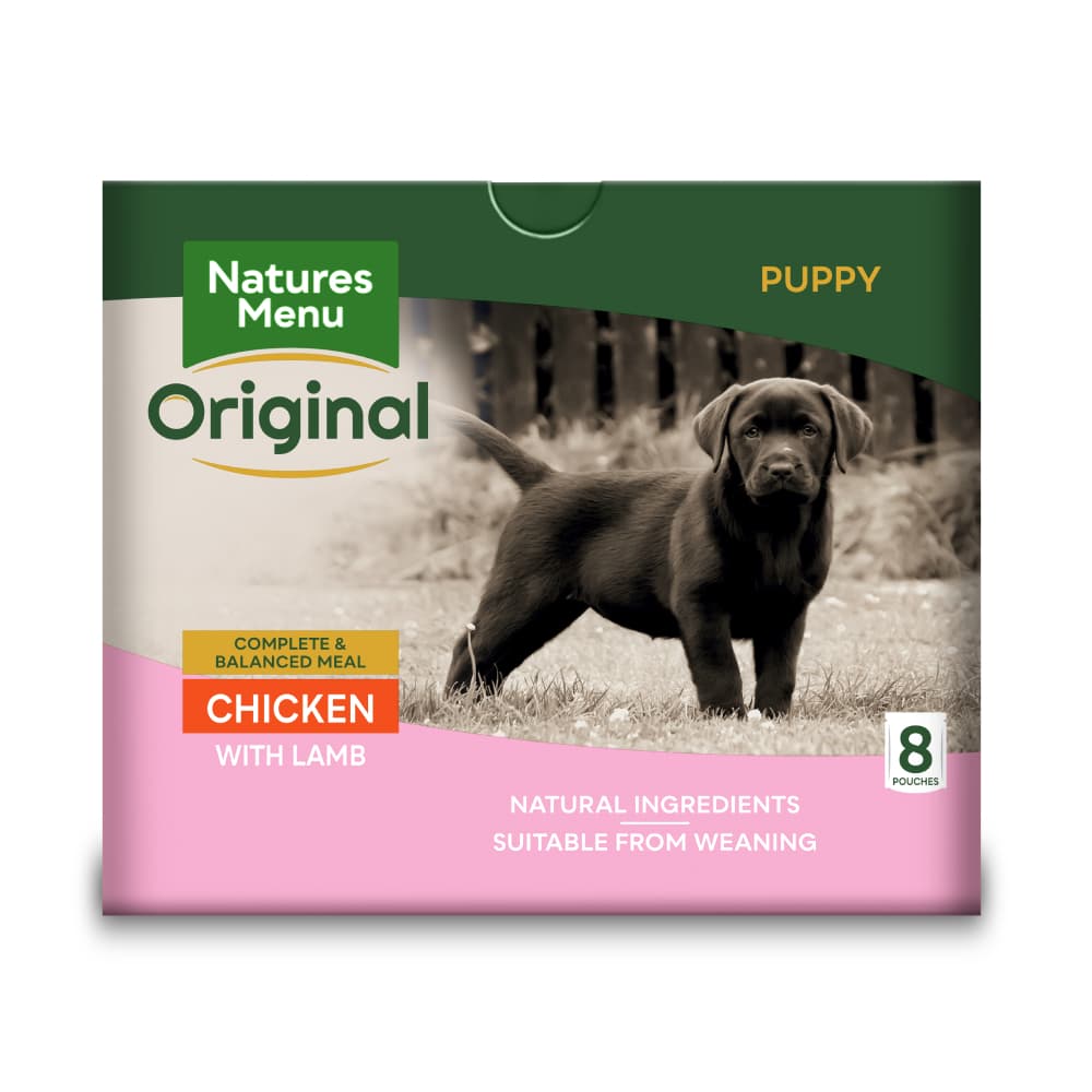 Natures Menu Original Pouches Puppy Chicken with Lamb - Saver Pack: 16 x 300g
