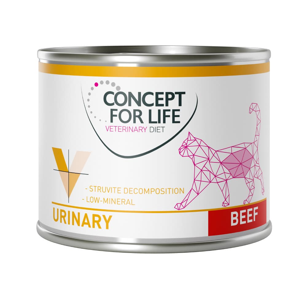 Concept for Life Veterinary Diet Saver Pack 24 x 185g/200g - Urinary Beef (24 x 200g)
