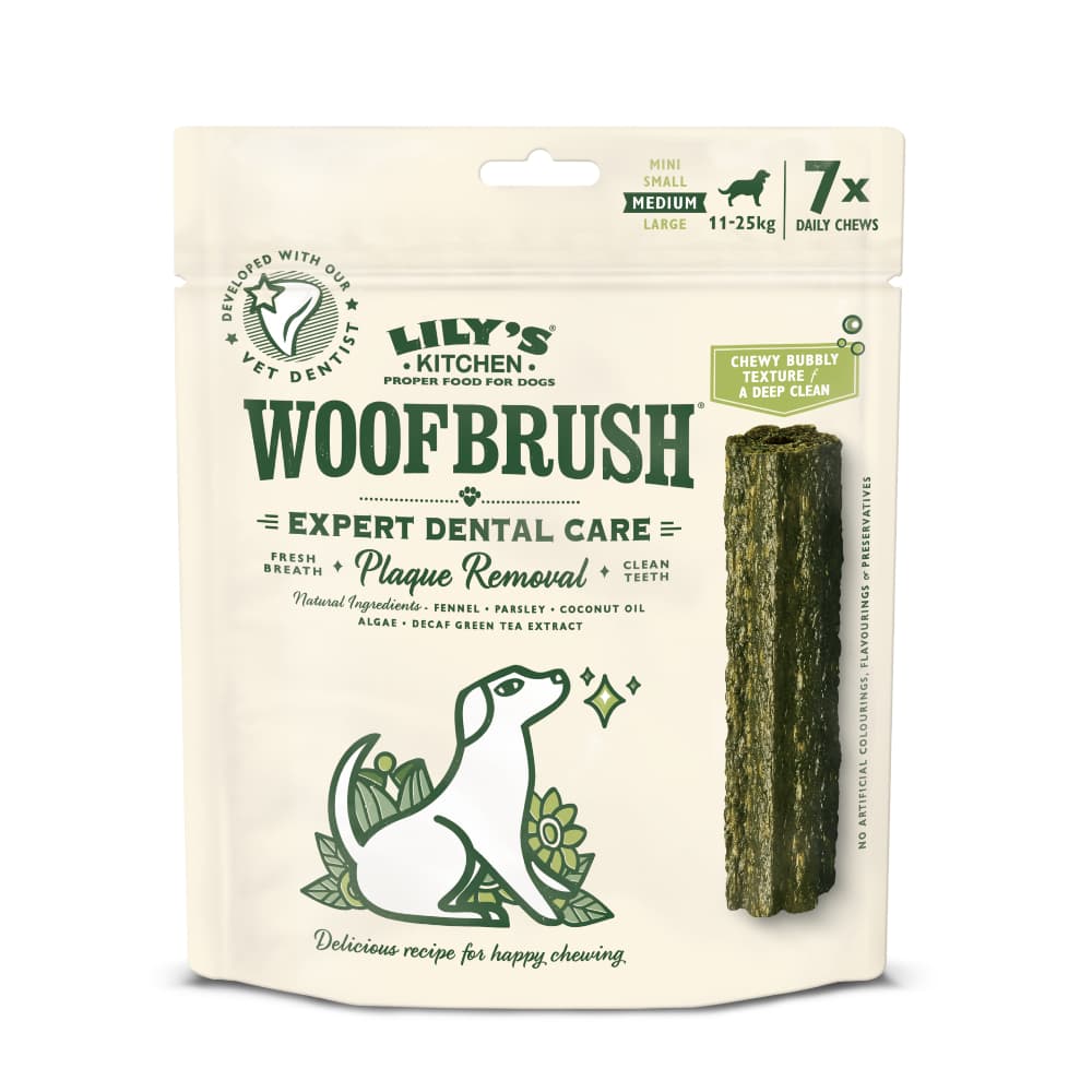 Lily's Kitchen Woofbrush Dental Chew - Medium - 7 Chews