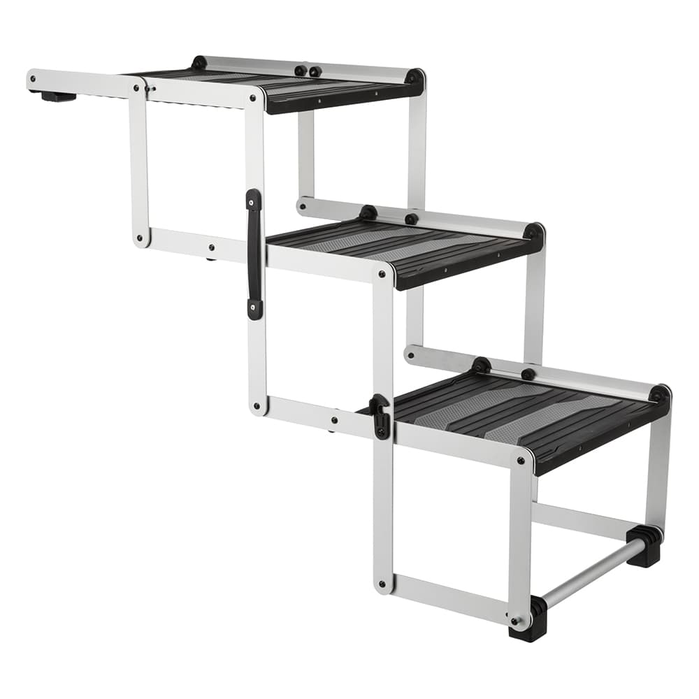 Trixie Friends on Tour 3-step Folding Stairs Aluminium/TPR - 120 x 37 x 50 cm / 100 x 37 x 57 cm  (L x W x H)