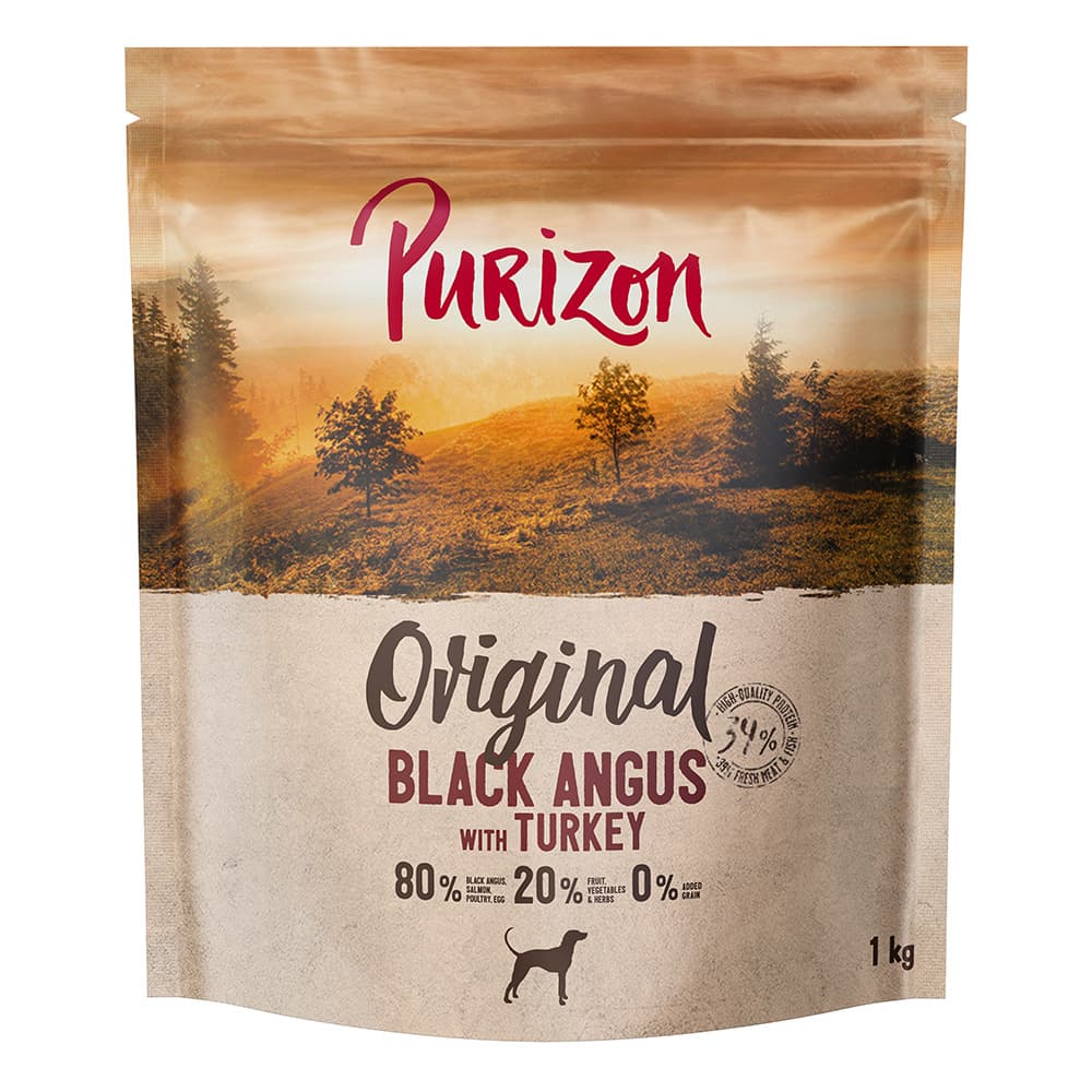 Purizon Original Black Angus Beef with Turkey Adult – Grain-free - 1kg