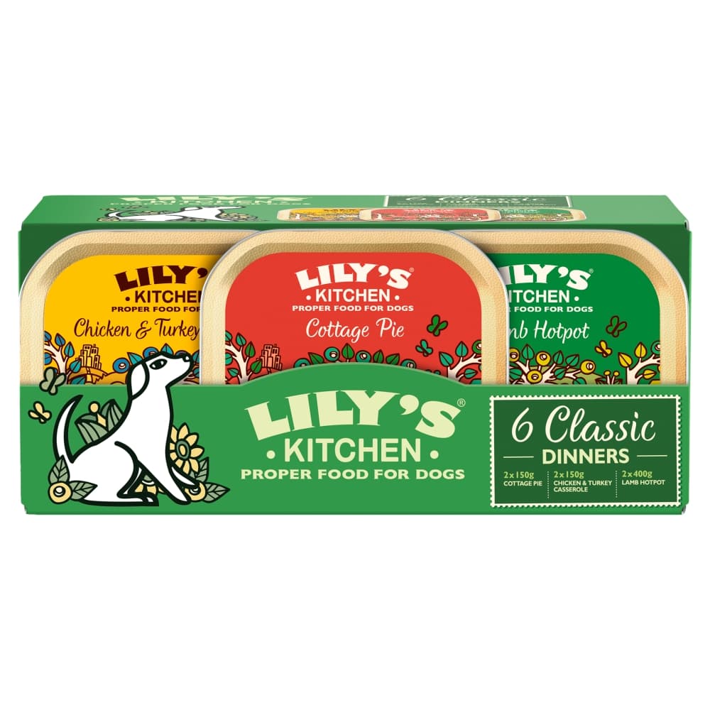Lily's Kitchen Classic Trays Multipack - 6 x 150g