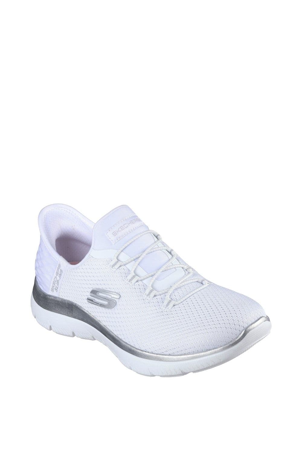 Skechers Women's Summits Diamond Dream Trainer in White | Size: 5