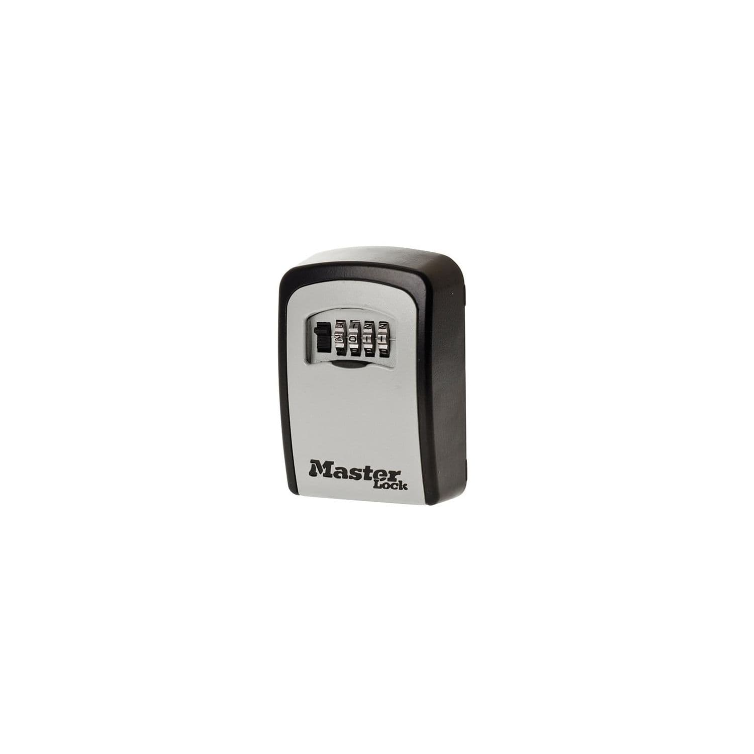 Master Lock 5401 Standard Wall Mounted Key Lock Box (Up To 3 Keys) - Black in Silver