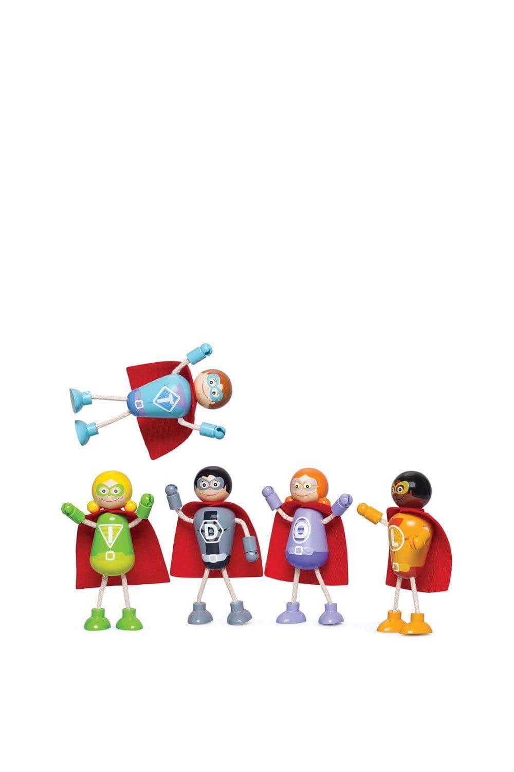 Tidlo Superhero Figure Pack