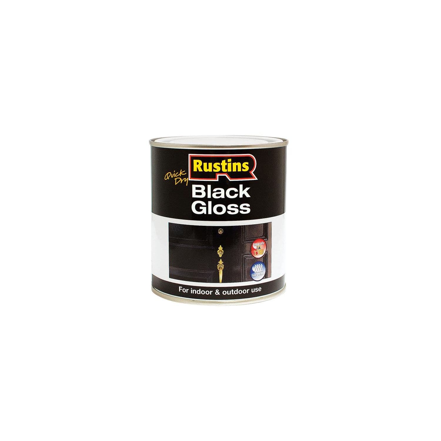 Rustins Quick Dry Black Gloss 500Ml