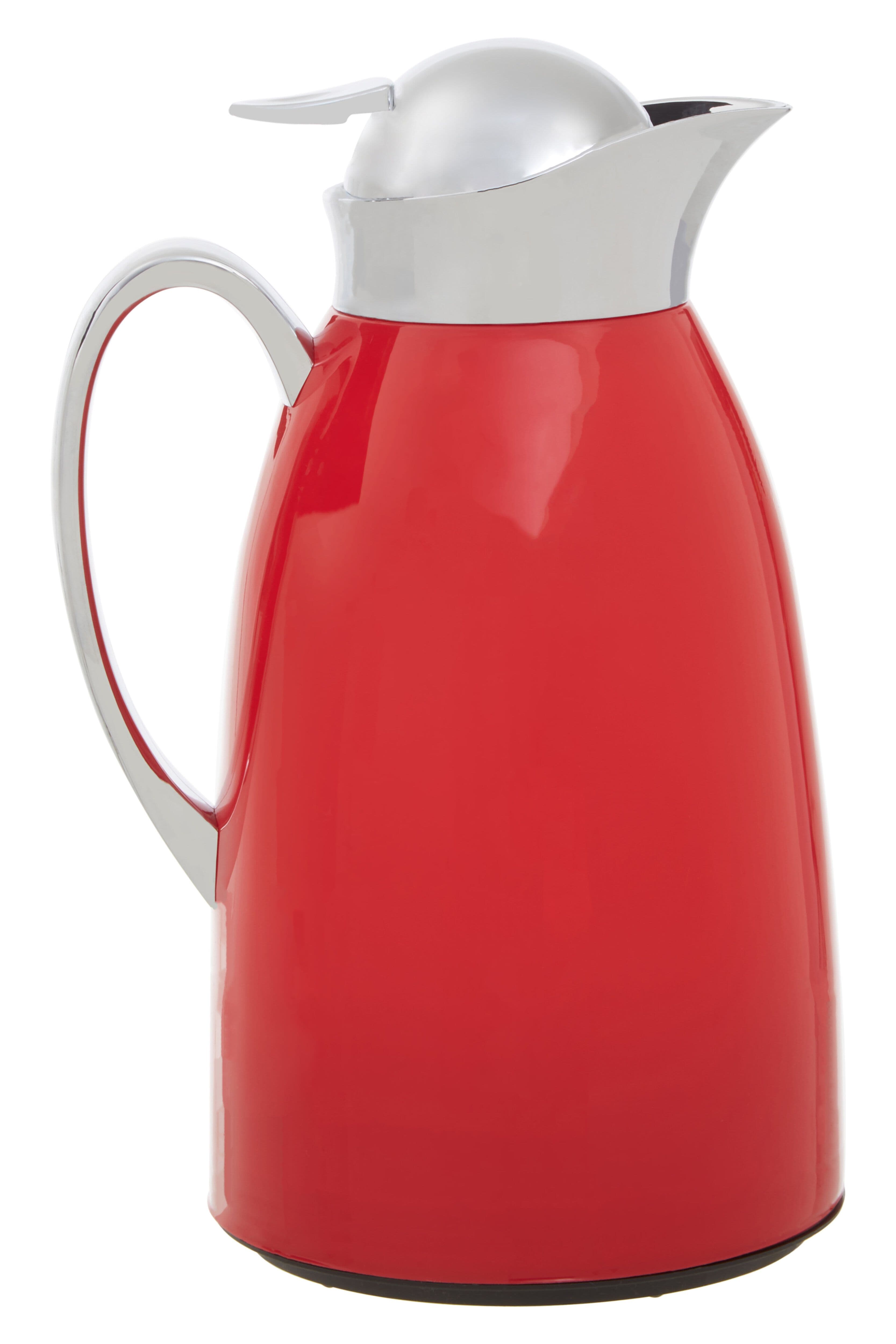 Orsina Multipurpose Use Black Vacuum Jug, Durable Thermos Jug For Breakfast, Stylish Design Vacuum Thermos Jug in Red
