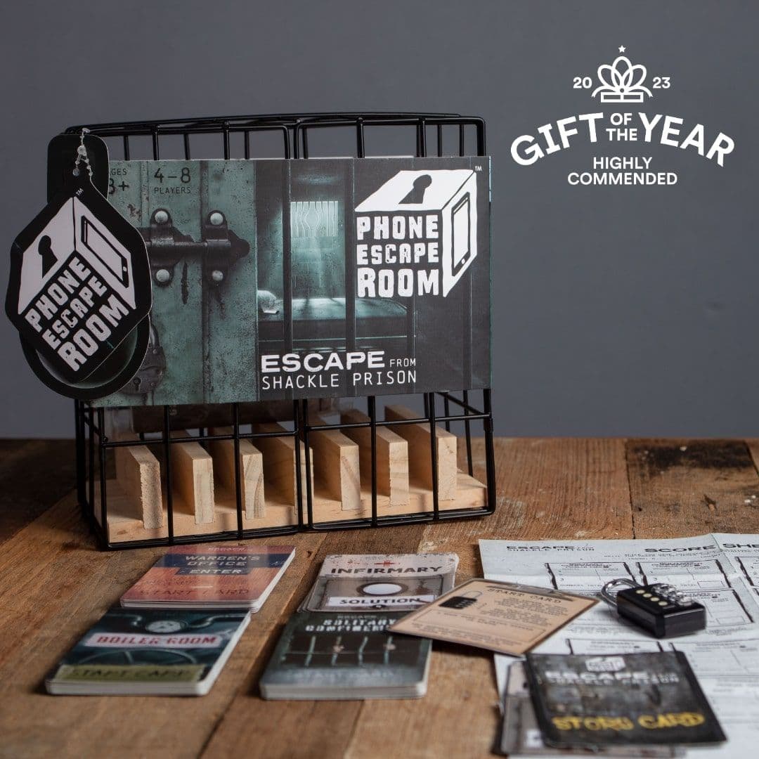 Boxer Gifts Phone Escape Room Game - Family Game in Clear