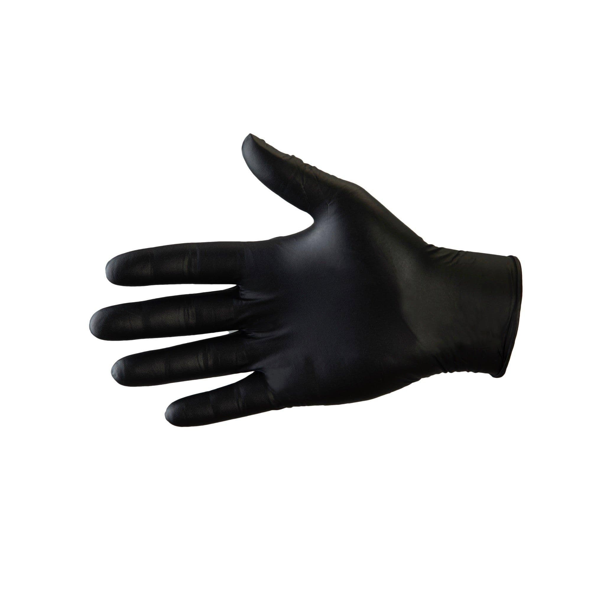 McAlpine Biodegradable Nitrile Powder Free Gloves Large Box of 100 in Black