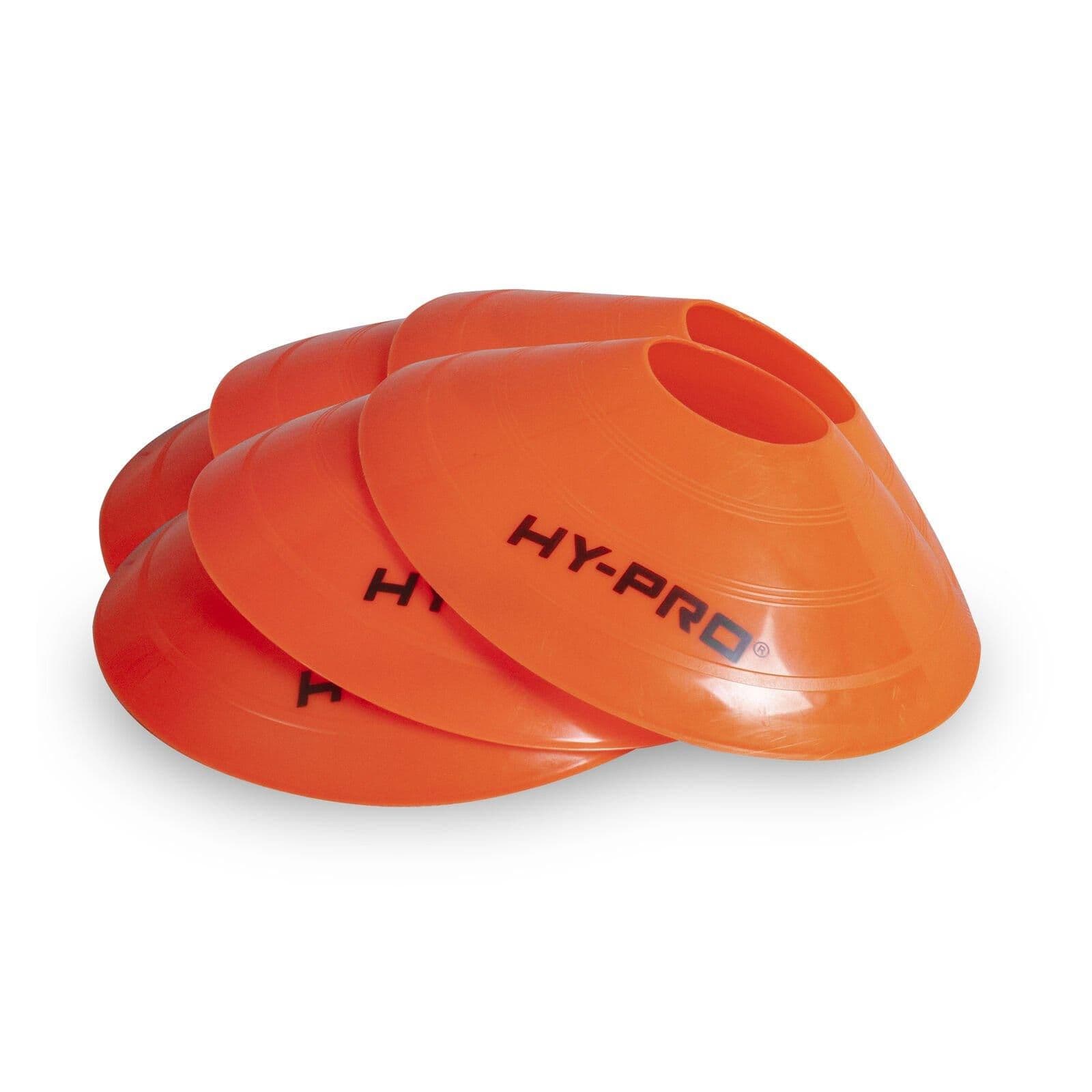 Hy-Pro 6 Pack Training Cones For Indoor Or Outdoor Use in Orange