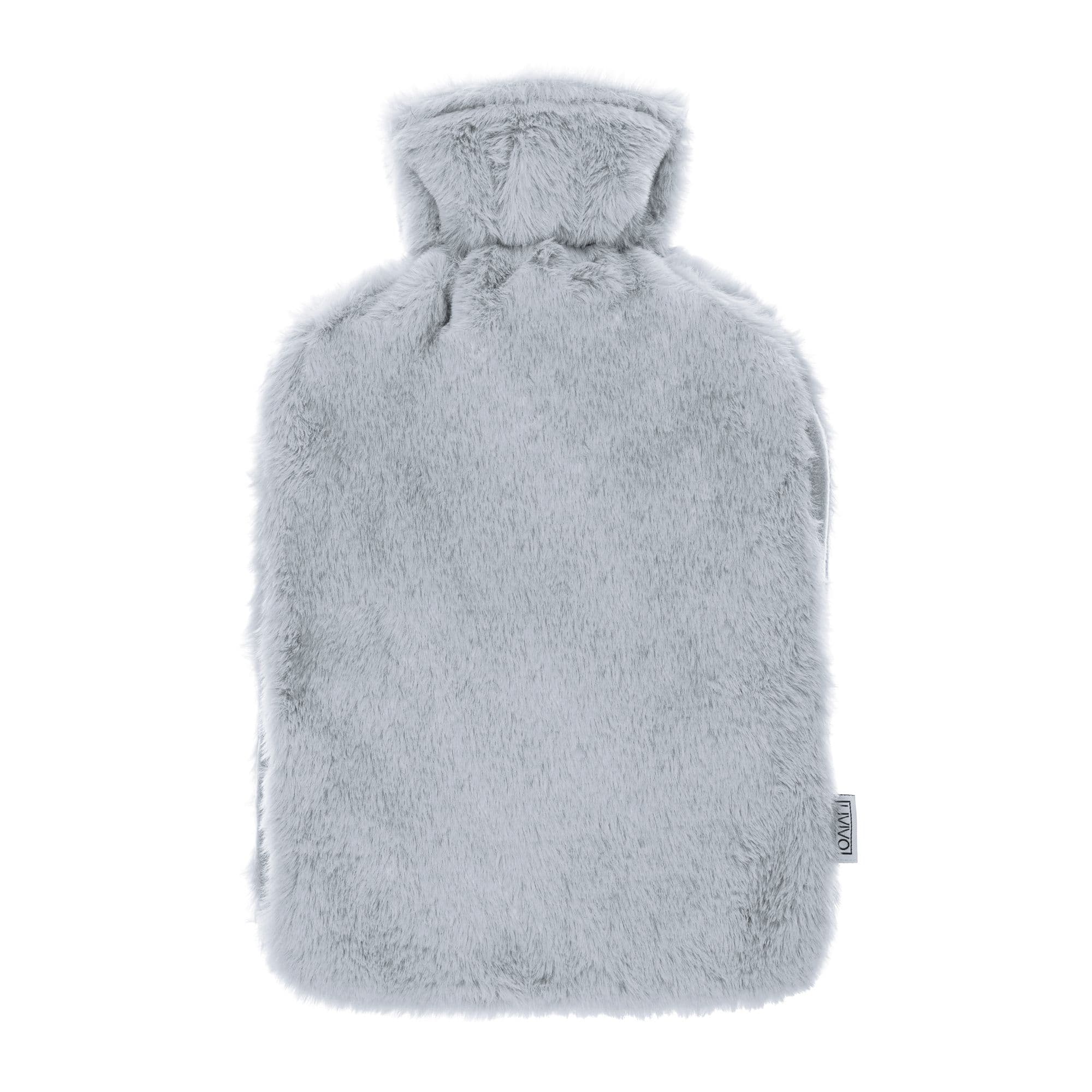 LIVIVO Handwarmer Hot Water Bottle - Grey Knit