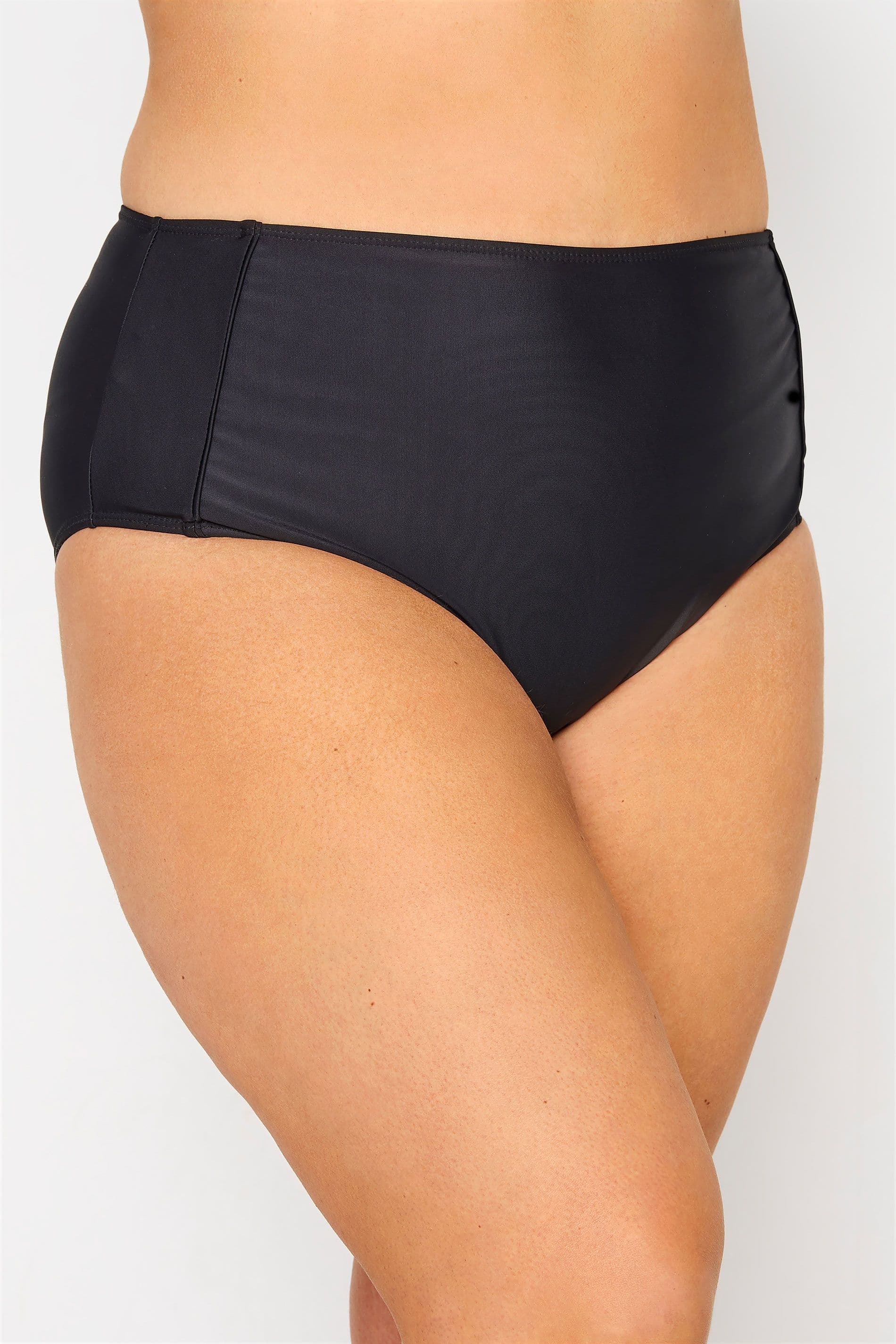 Yours Women's Tummy Control Bikini Brief in Black | Size: 30-32