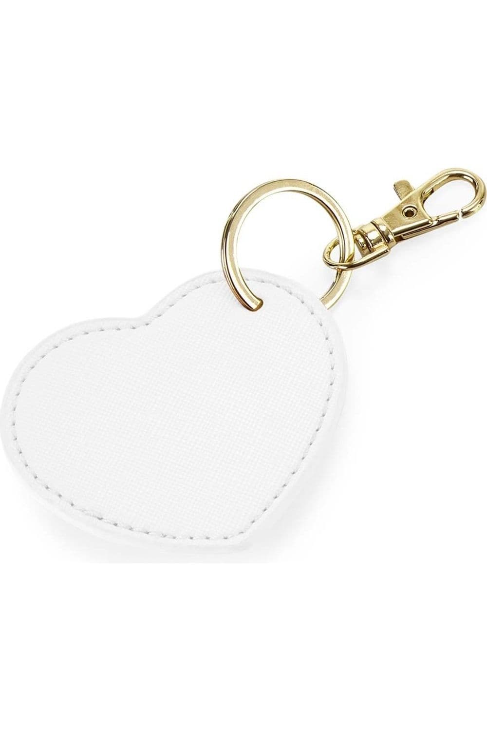 Bagbase Boutique Heart Key Clip in White