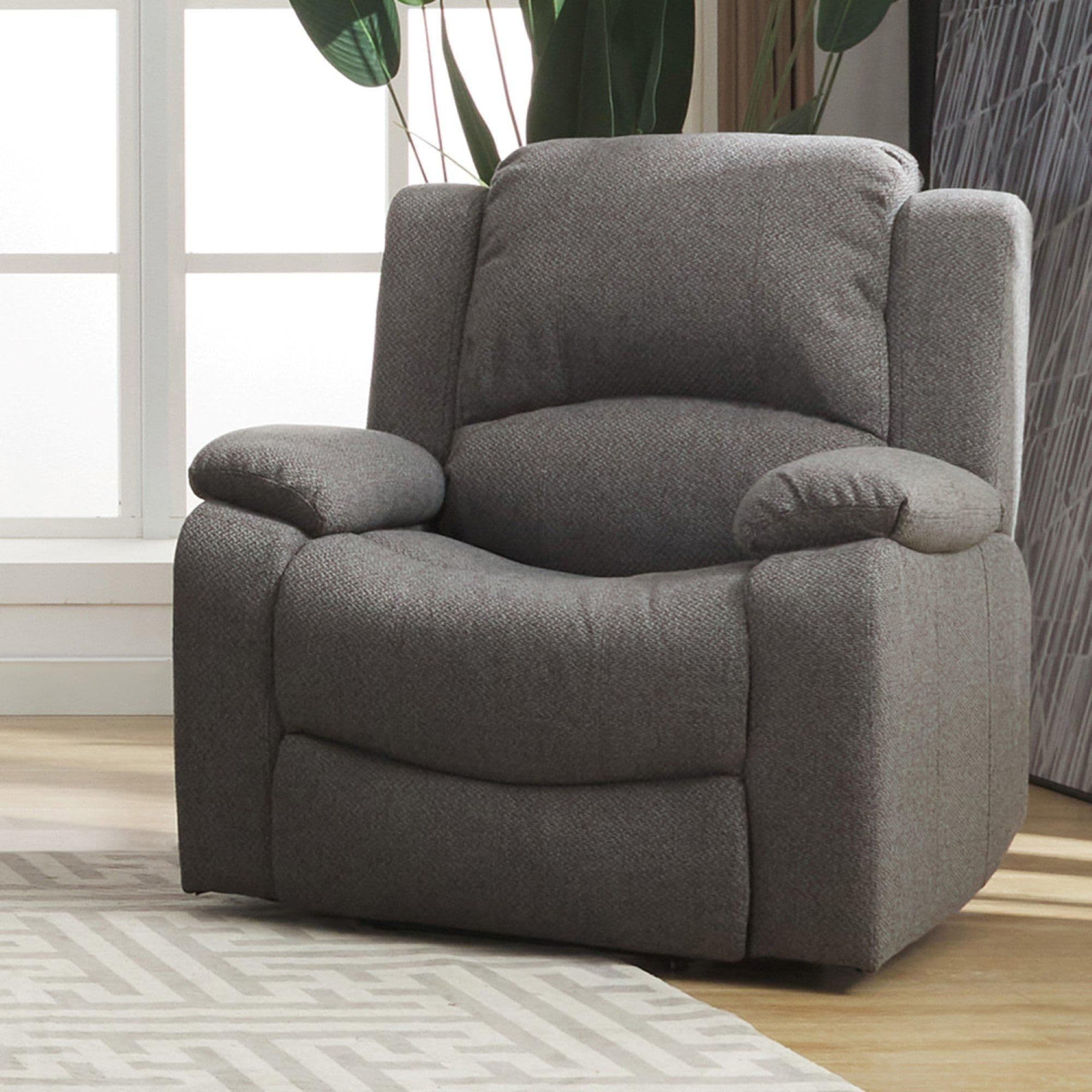 Artemis Home Marldon Manual Reclining Armchair in Dark Grey