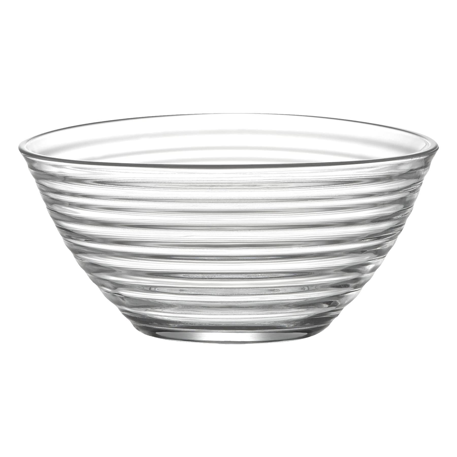 LAV Derin Glass Serving Bowl 23cm in Clear