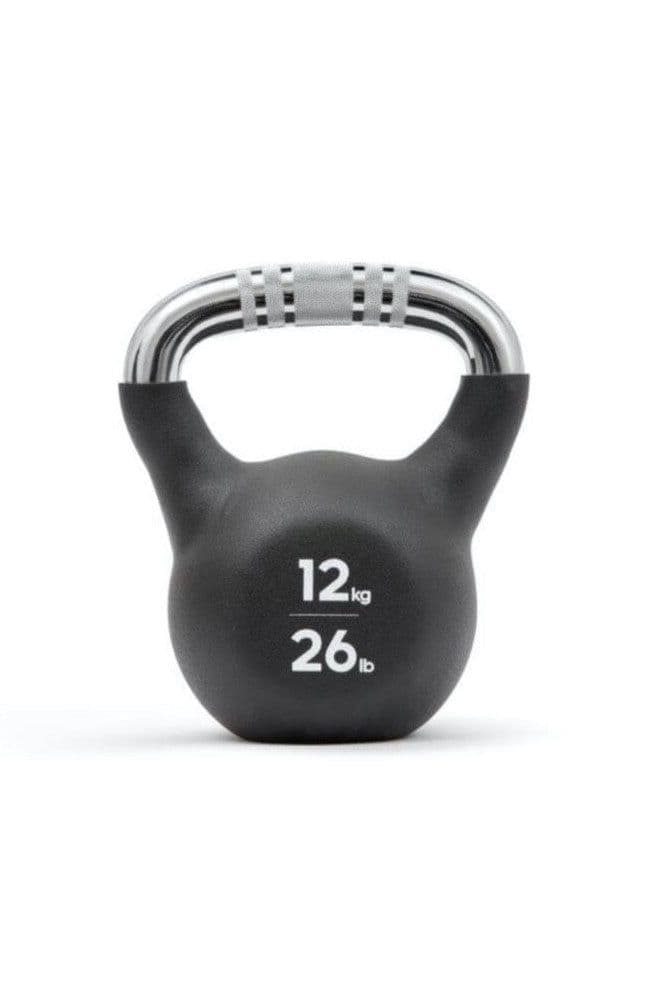 adidas 12kg Cast Iron Kettlebell in Black