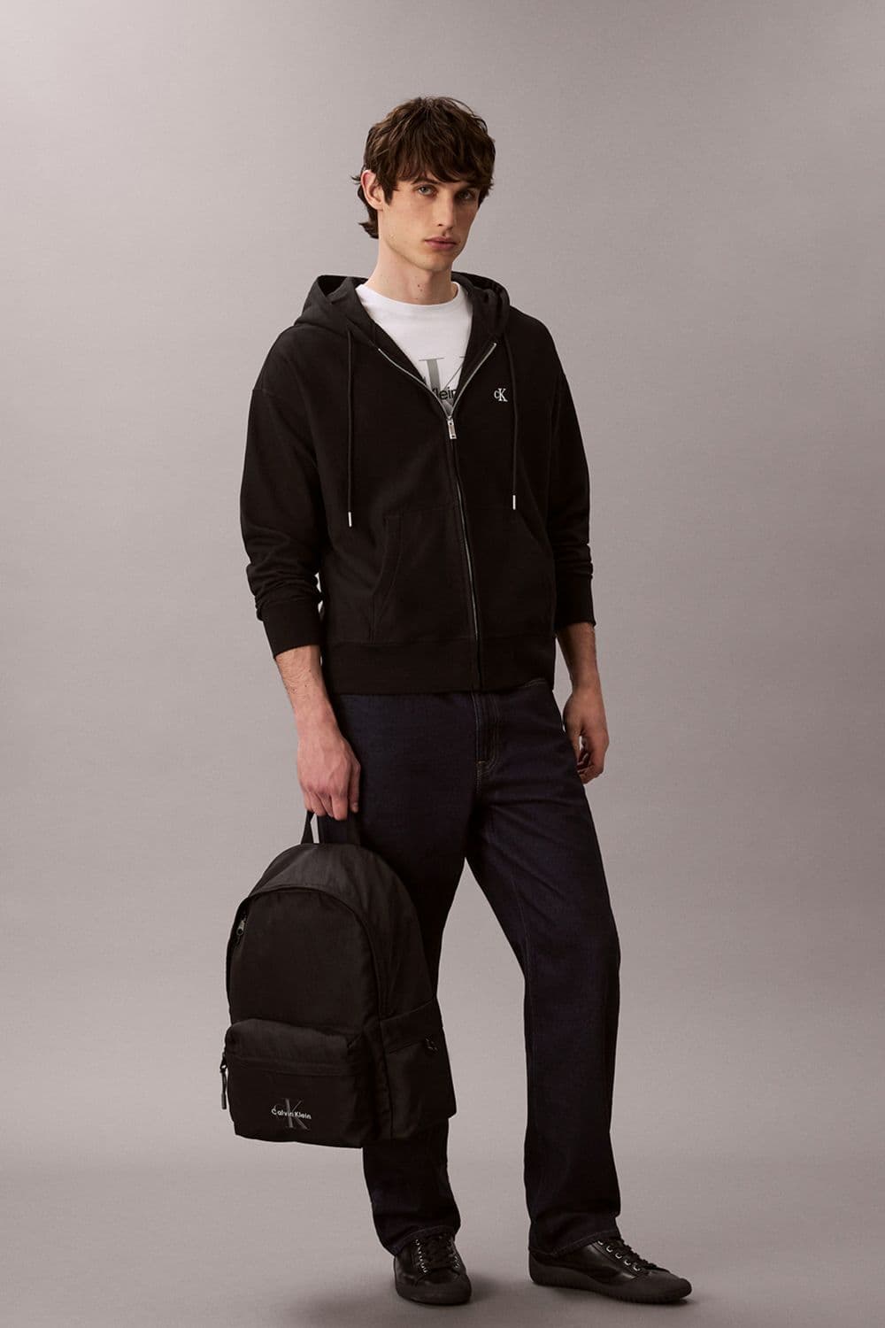 Calvin Klein Men's Bold Round Rucksack Black