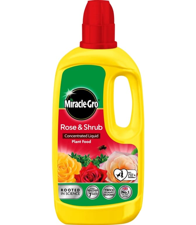 Miracle-Gro® - Rose & Shrub Concentrated Plant Food - 800ml