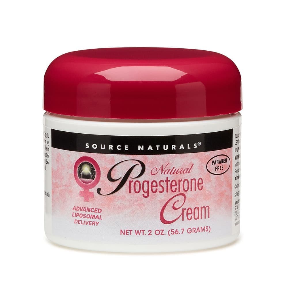 Natural Progesterone Cream (2oz) - Source Naturals