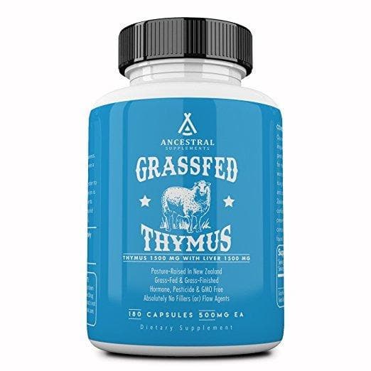 Grassfed Thymus 180 capsules with grassfed liver - ANCESTRAL SUPPLEMENTS®