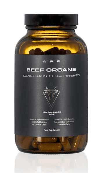 Grass-Fed Beef Organs - 180 Capsules - APE Nutrition
