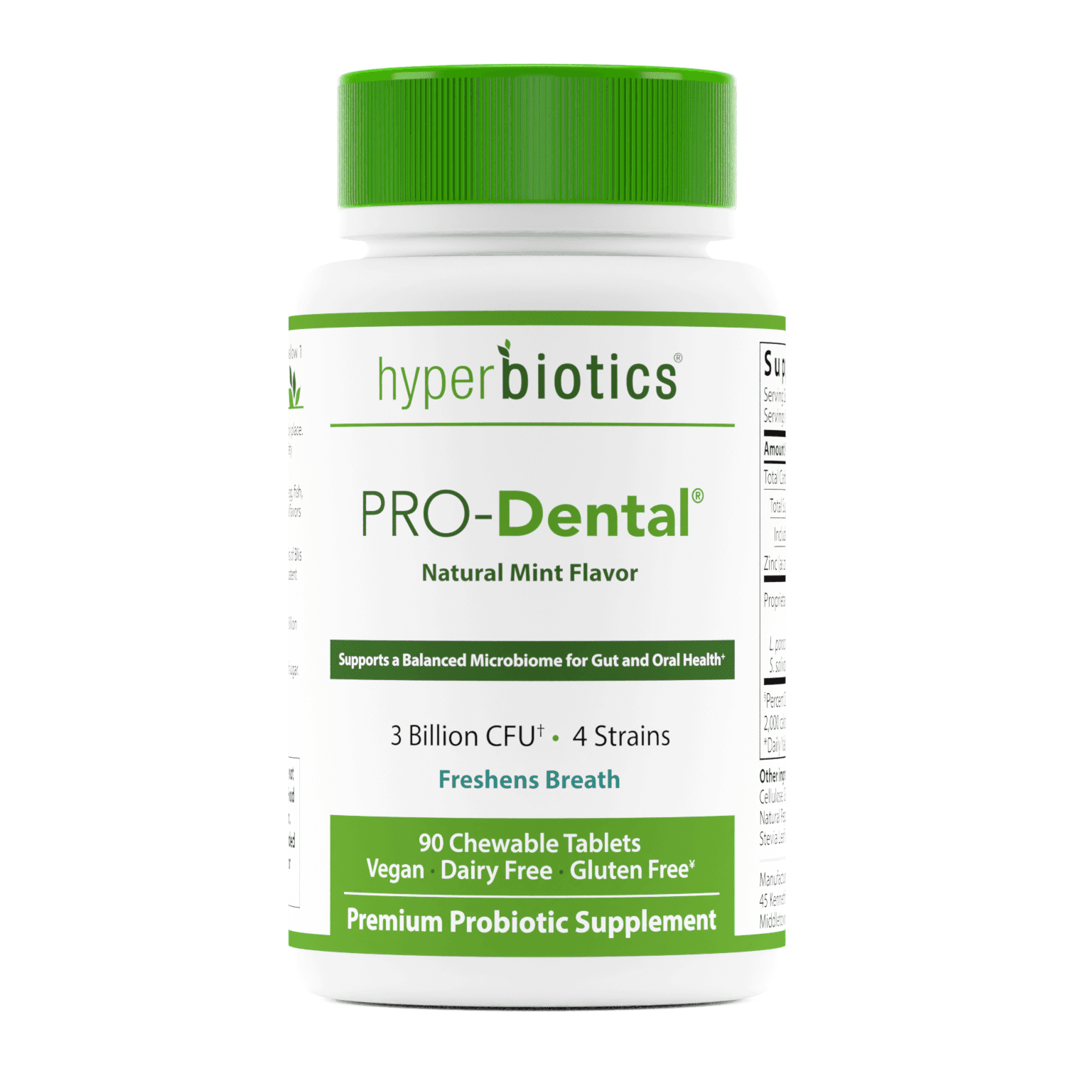 Pro-Dental® 90 tablets with probiotic blend - hyperbiotics®