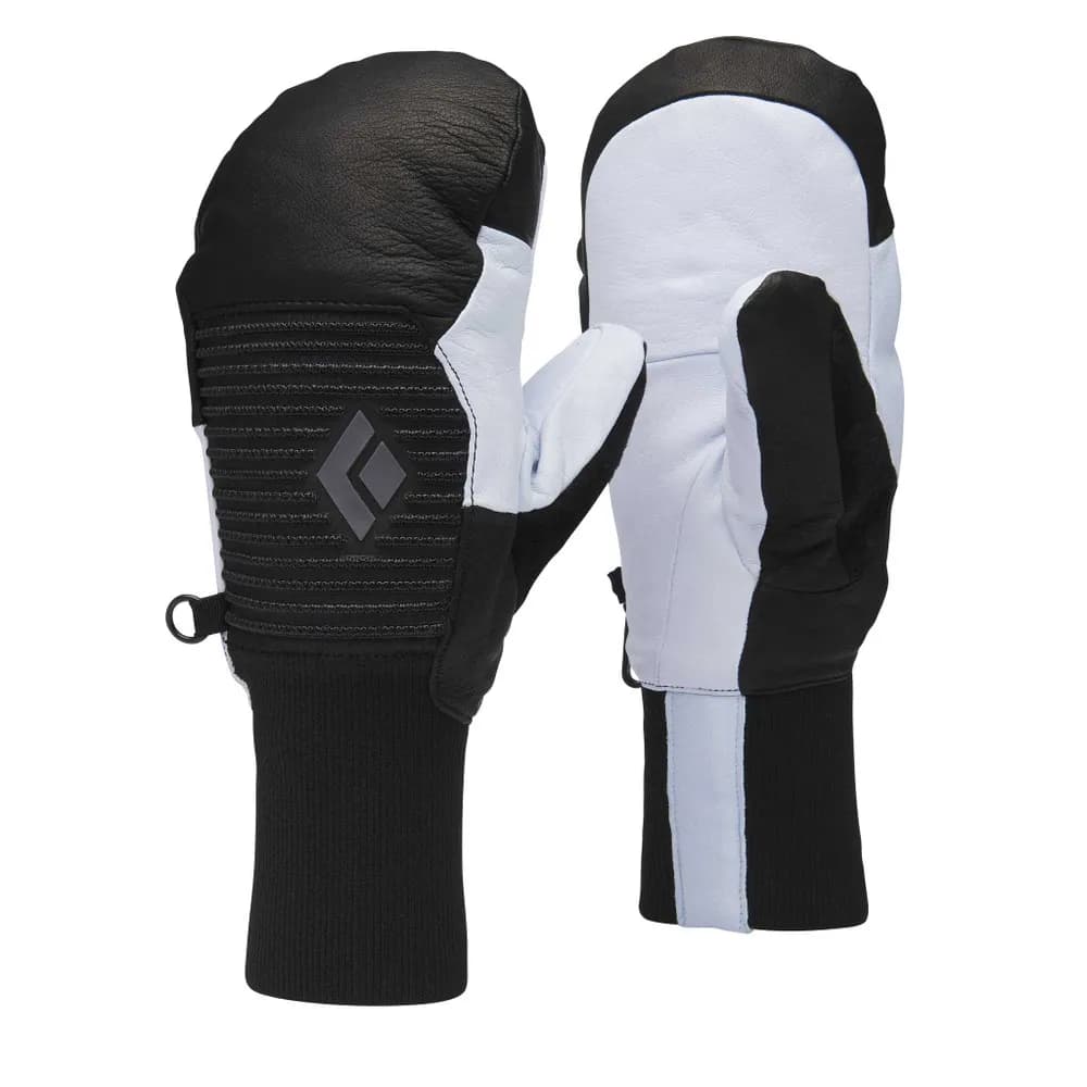 Women's Session Knit Mitts : Color - Black-Belay Blue, Size - L
