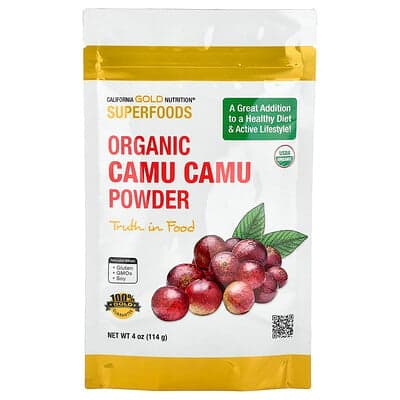 California Gold Nutrition, Superfoods, Organic Camu Camu Powder, 4 oz (114 g)