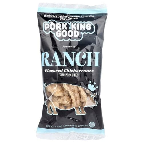 Pork King Good, Flavored Chicharrones, Ranch, 1.75 oz (49.5 g)