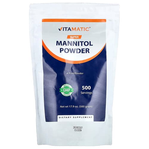 Vitamatic, Super Mannitol Powder, 17.9 oz (500 g)