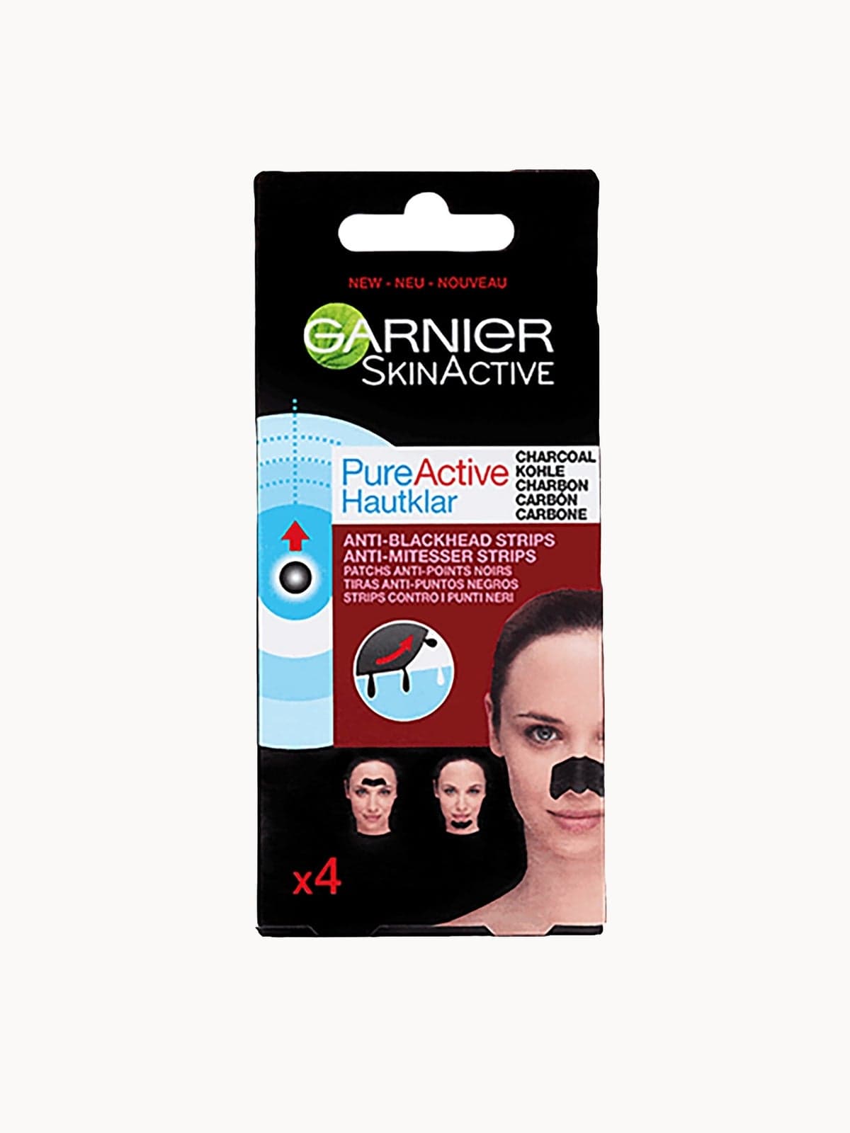 Garnier Pure Active Intensive Anti Blackhead Charcoal Nose Strips 