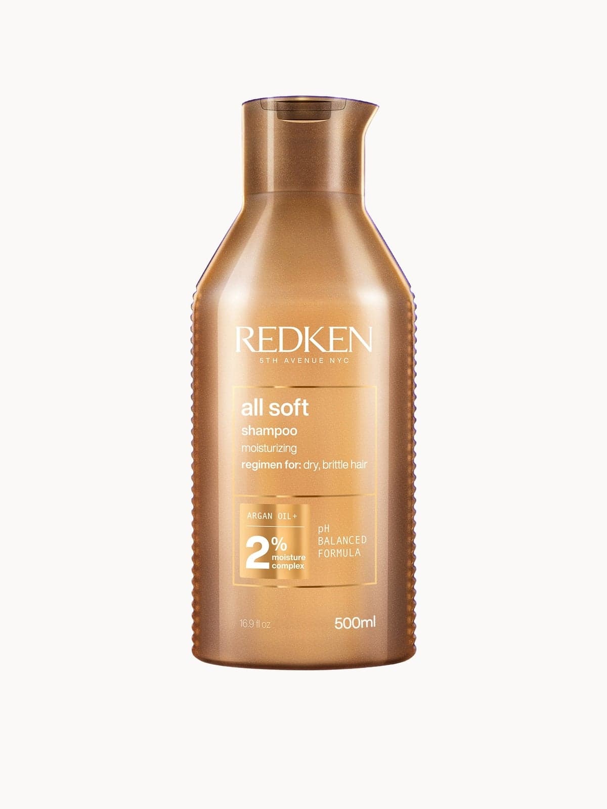 Redken All Soft Shampoo For Dry, Brittle Hair with Argan Oil, Supersize 500ml