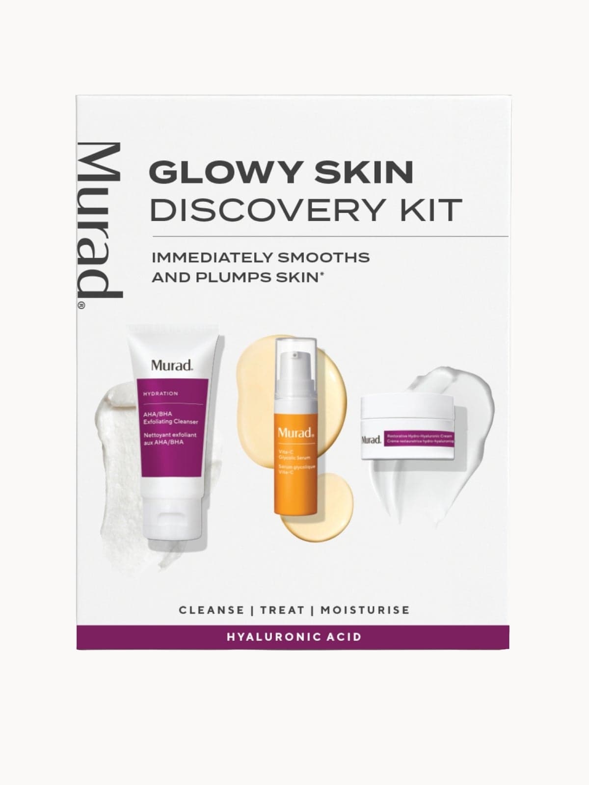 Murad Glowing Skin Travel Set with Hyaluronic Acid