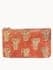Elizabeth Scarlett Golden Elephants Velvet Everyday Pouch - Rust view 2