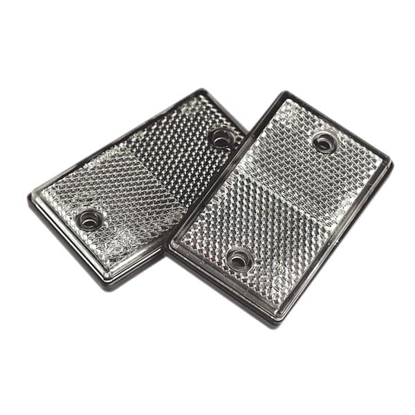 Sealey TB24 Reflex Reflector Red Oblong Pack of 2