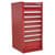Sealey AP33589 Hang-on Chest 8 Drawer with Ball Bearing Runners - Red view 2