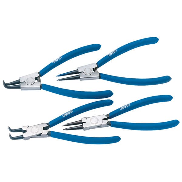 Draper 38999 4 Piece Internal and External Circlip Pliers Set