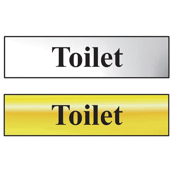 Scan 6051C Toilet - Polished Chrome Effect 200 x 50mm