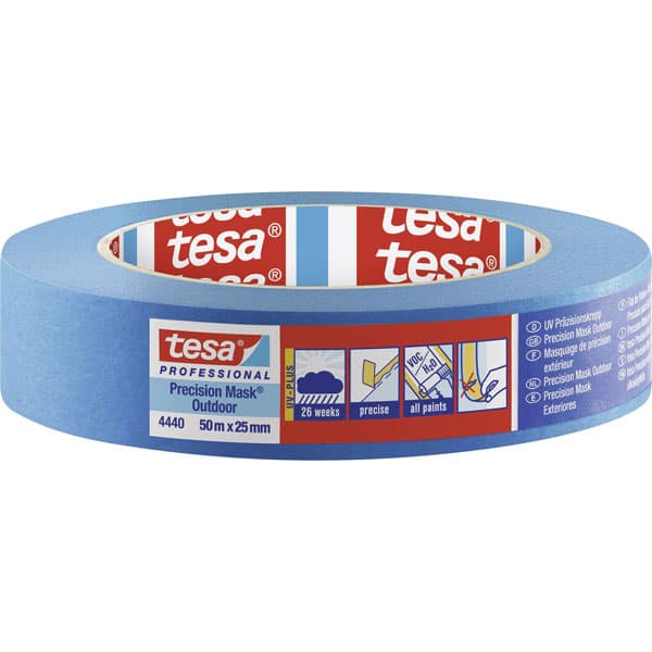 tesa 04440-00004-00 Precision outdoor Masking Tape 50 m x 50 mm robust