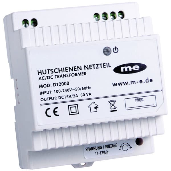 m-e modern-electronics Vistus AD 400 Door Intercom Corded White 22...