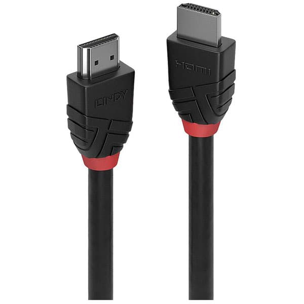 LINDY 36467 HDMI Cable 7.50 m Black 4K UHD Audio Visual Monitor Cable